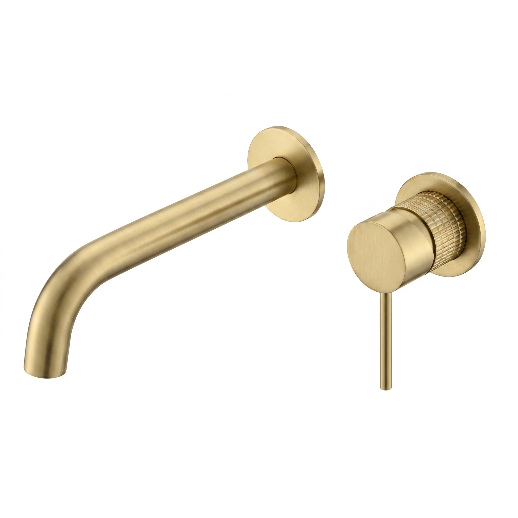 Velva AURA Collection | Seamless Wall - Mounted Faucet with Tactile Dial (cUPC) - FaucetGun Metal