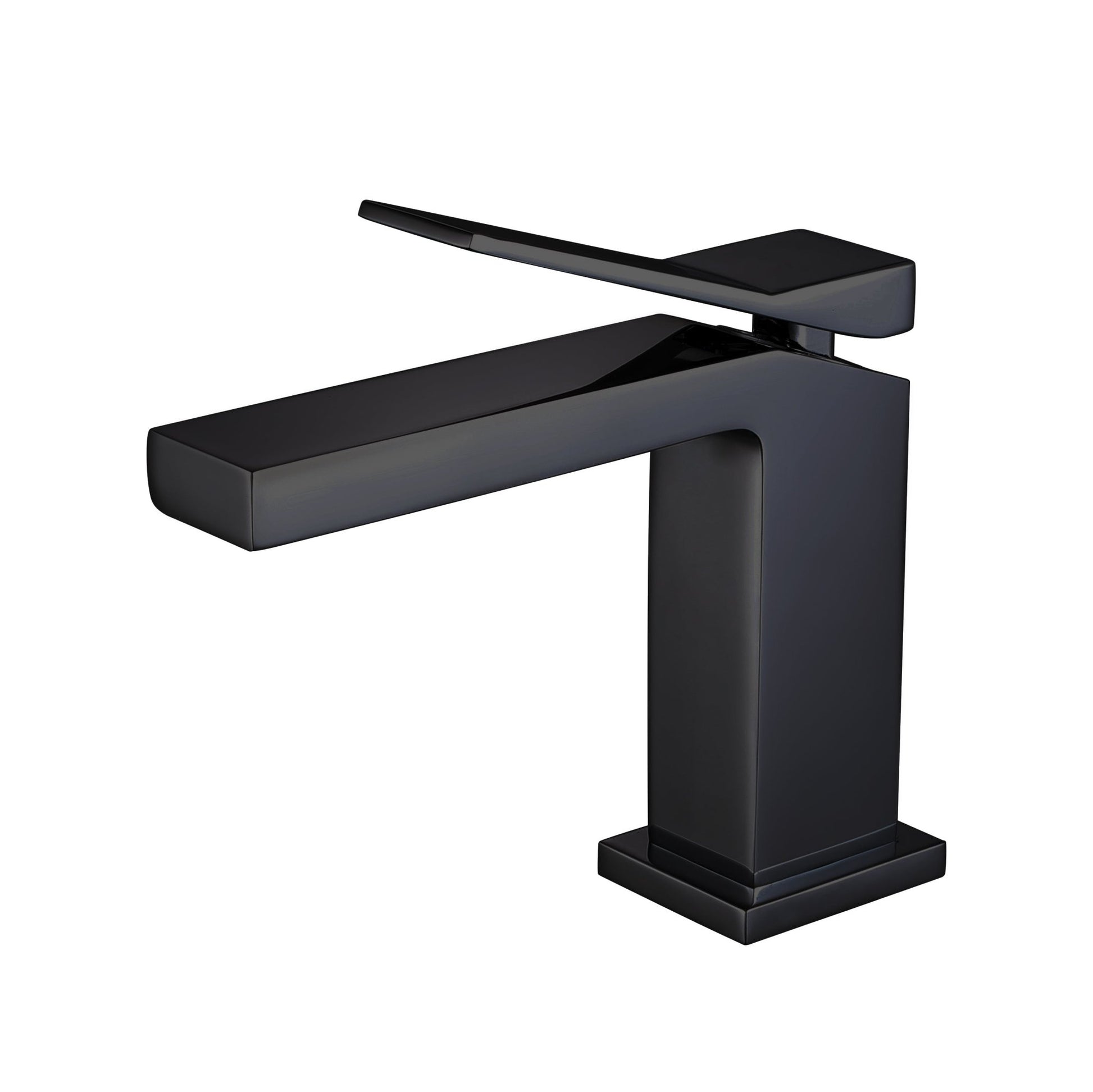 Velva EDGE Collection | Forward - Leaning Angular Faucet in Solid Brass (cUPC) - FaucetMatte Black