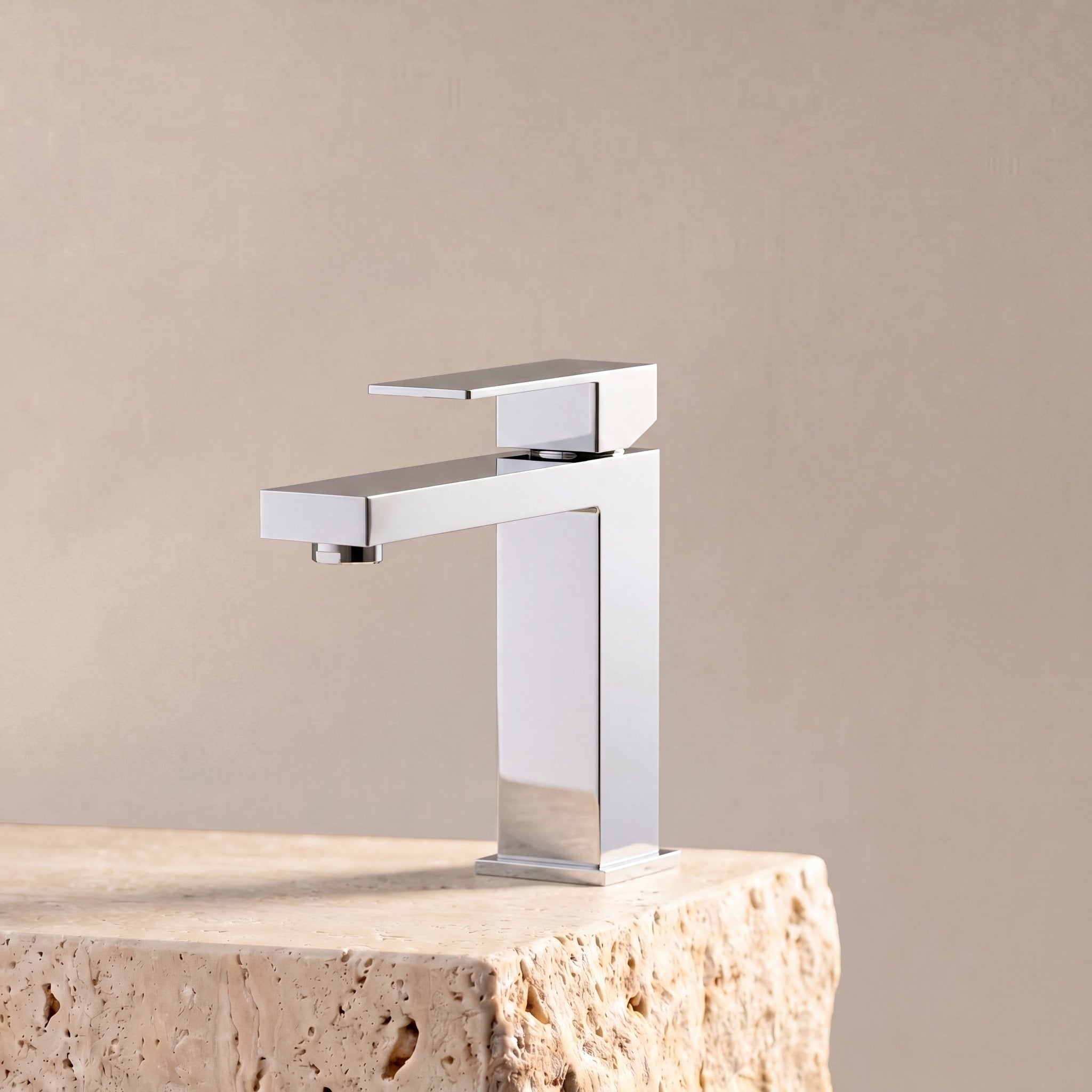 Velva EDGE Collection | Forward - Leaning SUS304 Stainless Steel Faucet (cUPC) - FaucetPolished Chrome