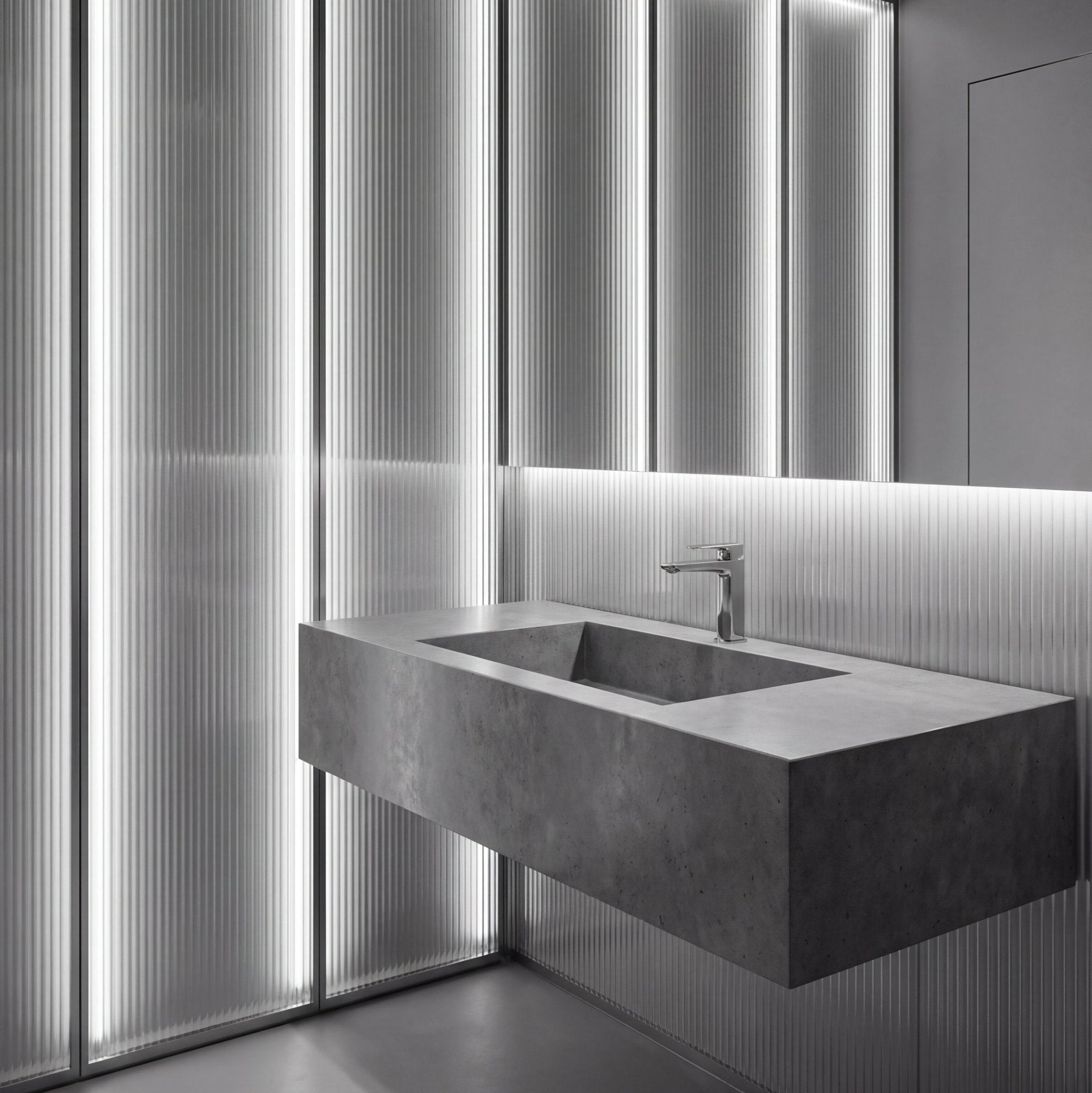 Velva EDGE Collection | Modern Geometric Flat Spout Faucet in Solid Brass - FaucetGun Metal