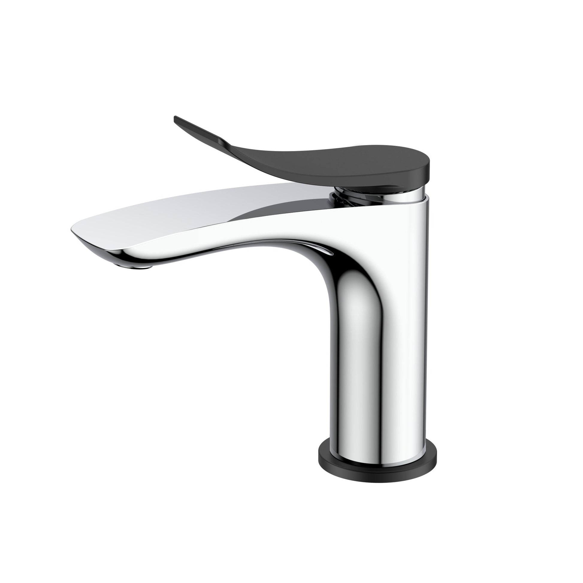 Velva GEMMA Collection | Dual - Tone Faucet with Sculpted Aero Handle (cUPC) - FaucetPolished Chrome