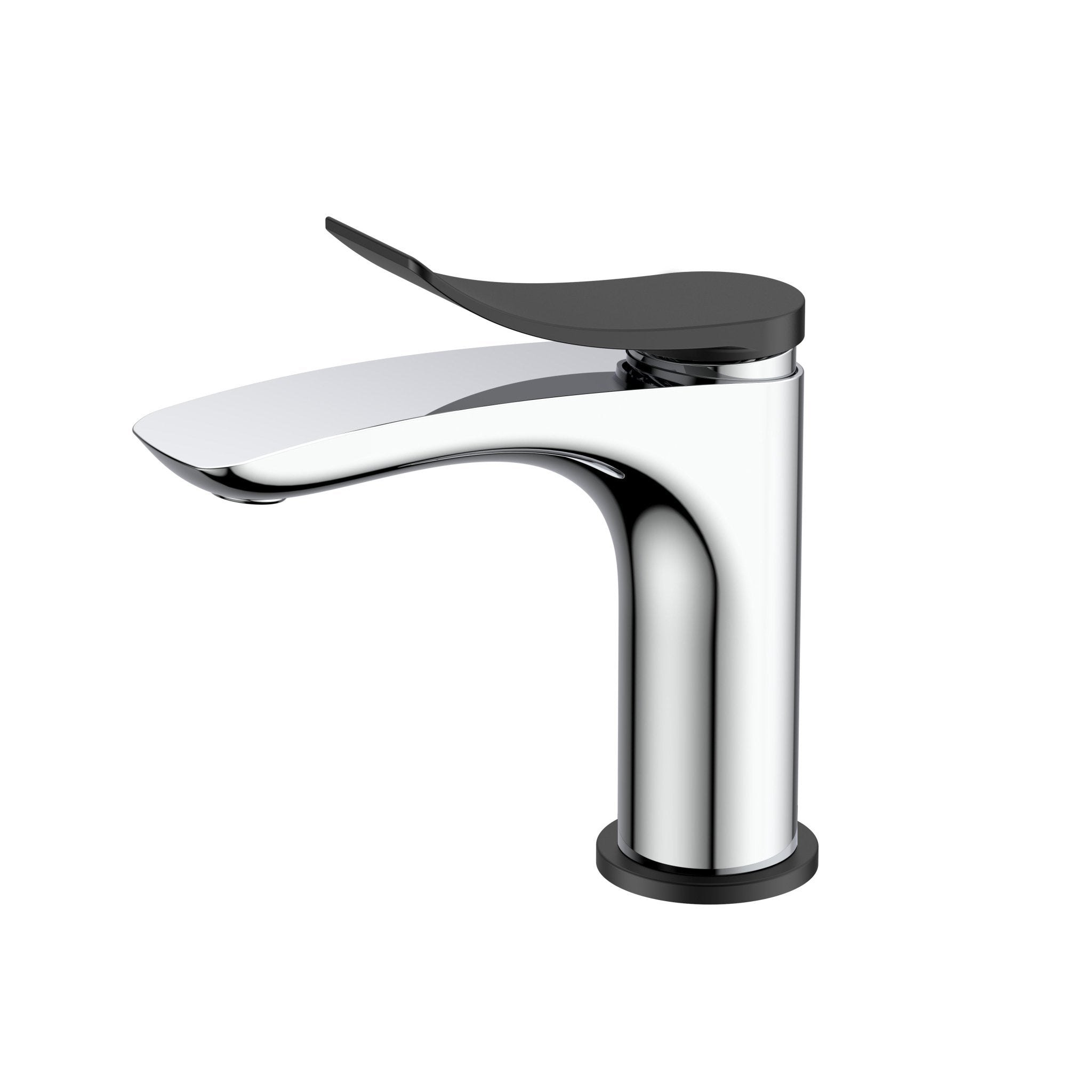 Velva GEMMA Collection | Dual - Tone Faucet with Sculpted Aero Handle (cUPC) - FaucetPolished Chrome