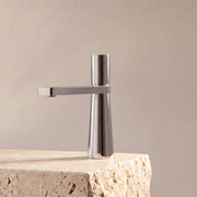 Velva LUNA Collection | Tapered Sculptural Single - Hole Faucet - FaucetPolished Chrome