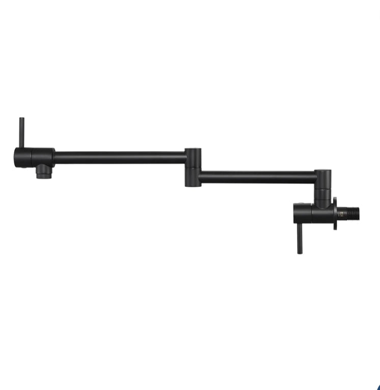 Wallmount Kitchen Pot Filler - N22104 - FaucetPolished Chrome NeoNova Decor