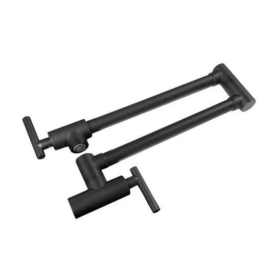 Wallmount Kitchen Pot Filler - N22K12407 - FaucetMatte Black NeoNova Decor